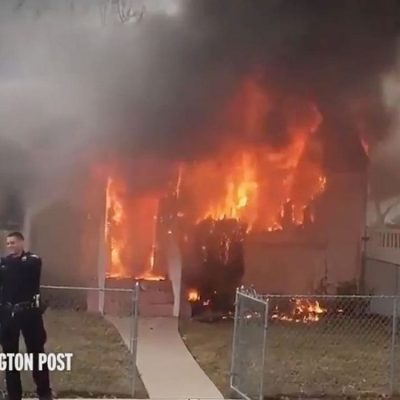 burning building selfie 3 - selfiestick.bg