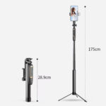 Селфи стик ADYSS A21P 170см | Видео стабилизатор + трипод | Двойно осветление - Image 13