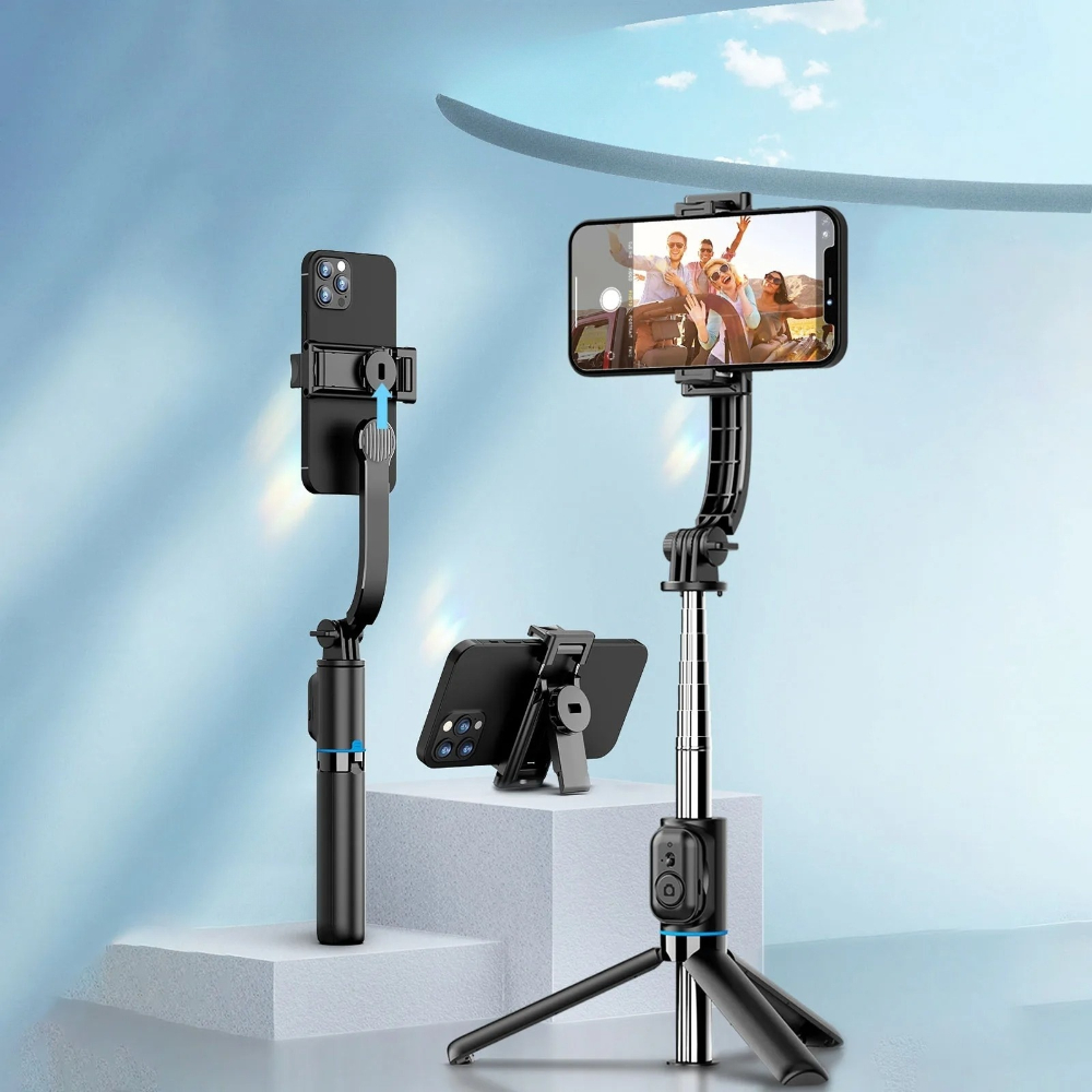 selfiestick-bg-hsu-c01-tripod-detachable-holder-00 Селфи стик HSU C01 – Трипод | Отделящ се държач | 360° въртене | Bluetooth дистанционно - Image 1