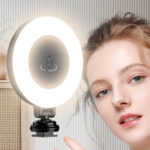 HSU D07 – LED ринг лампа | 48 диода | 360° въртене | 3 режима - Image 9