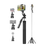 Универсален селфи стик - Quadrapod HSU C19  | 1.8 м | Bluetooth Дистанционно - Image 10